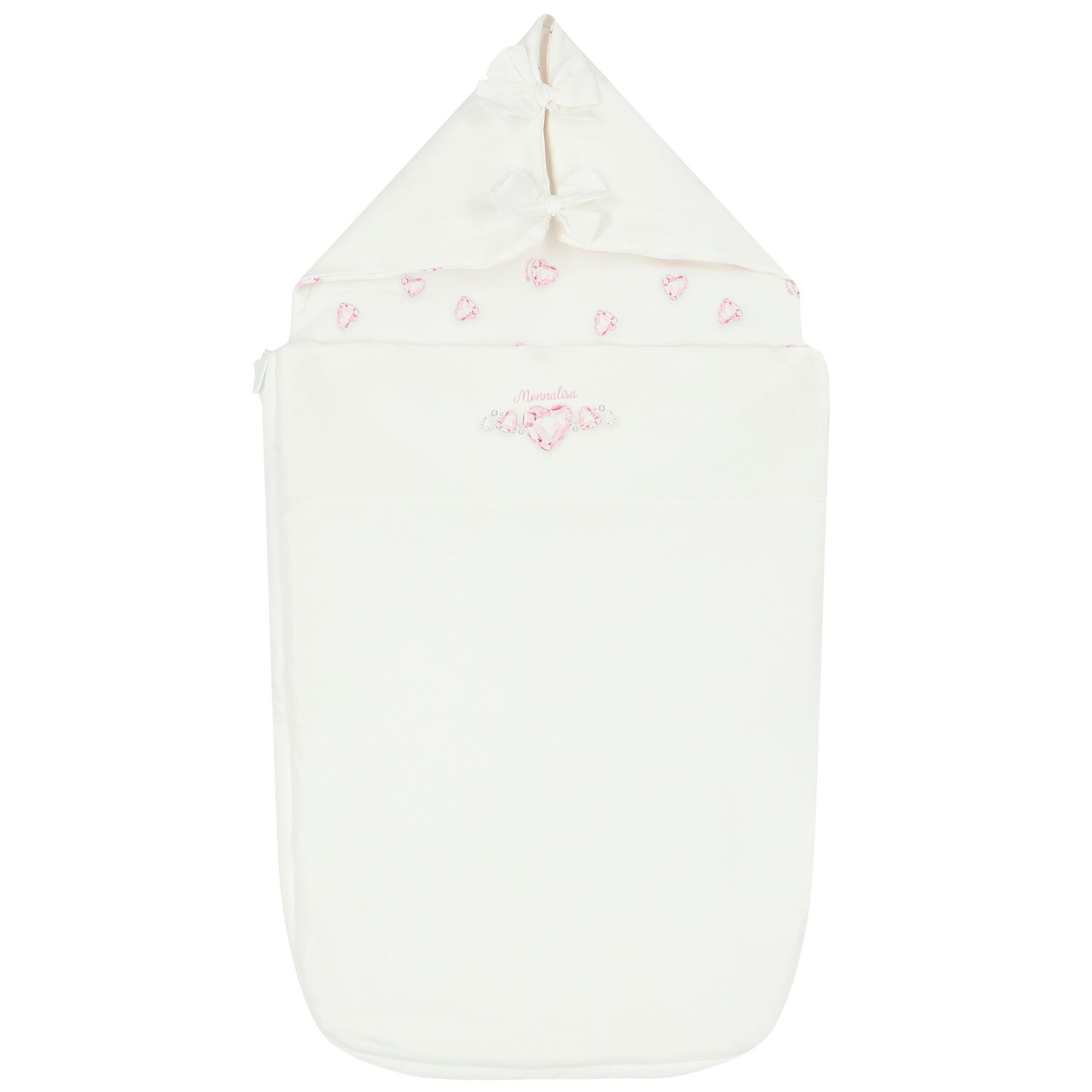 Girls Ivory Heart Baby Nest, 1, hi-res